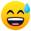 Grinning face with sweat :sweat_smile: 😅